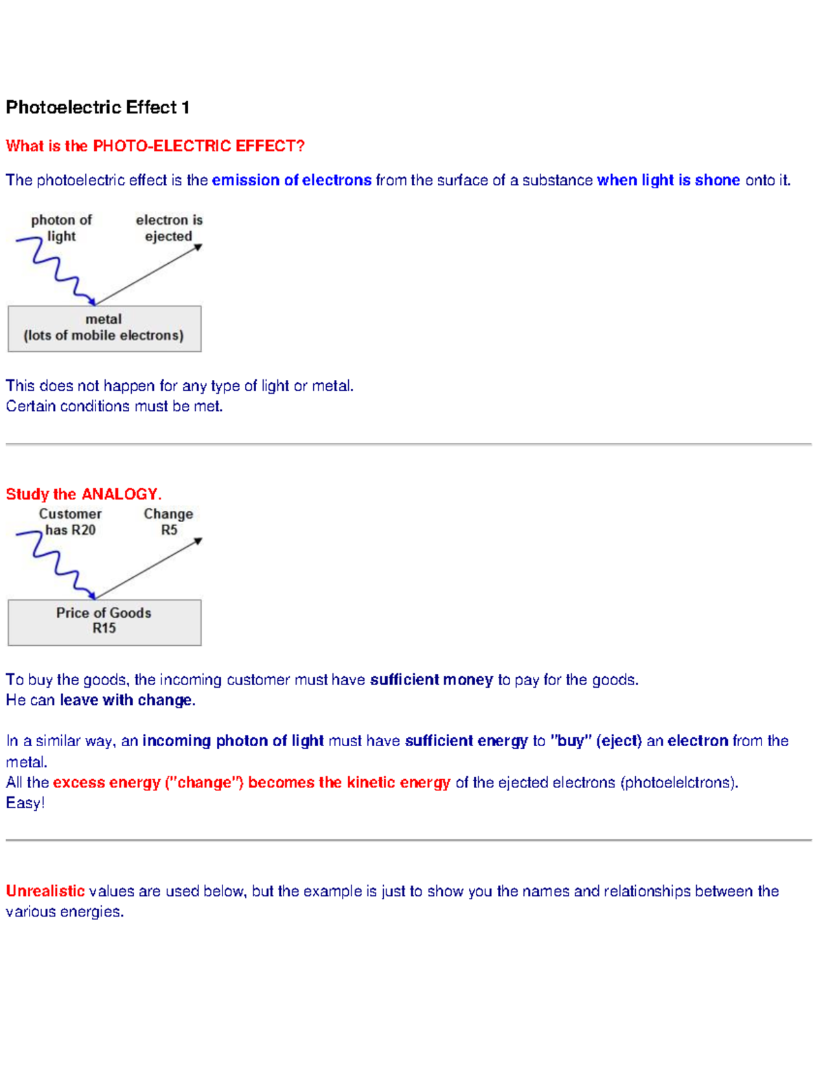 Photoelectric Effect PDF 054158: Understanding Light's Particle Nature ...