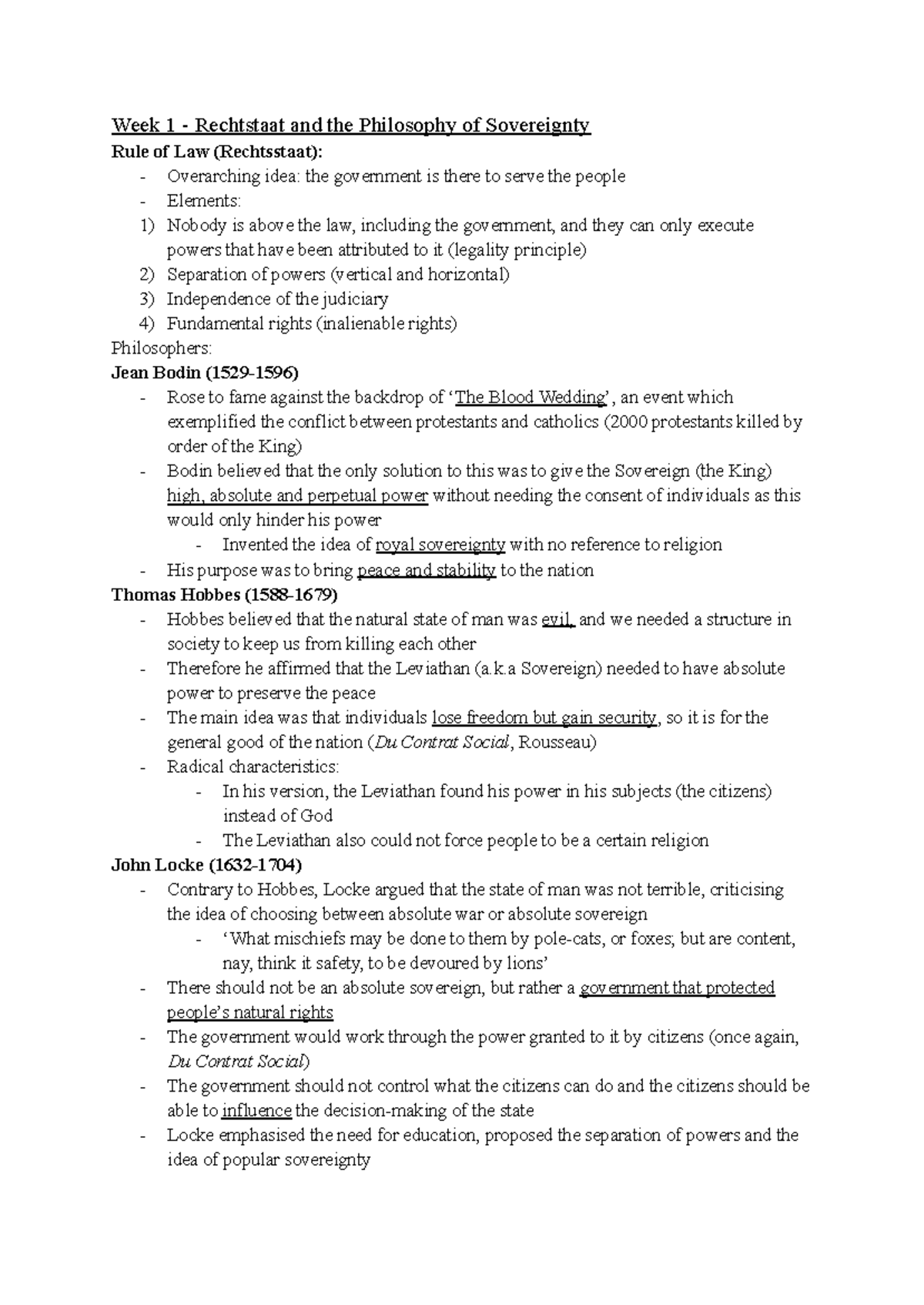 Constitutional Law Review Notes: Week 1-7 Overview and Key Concepts ...