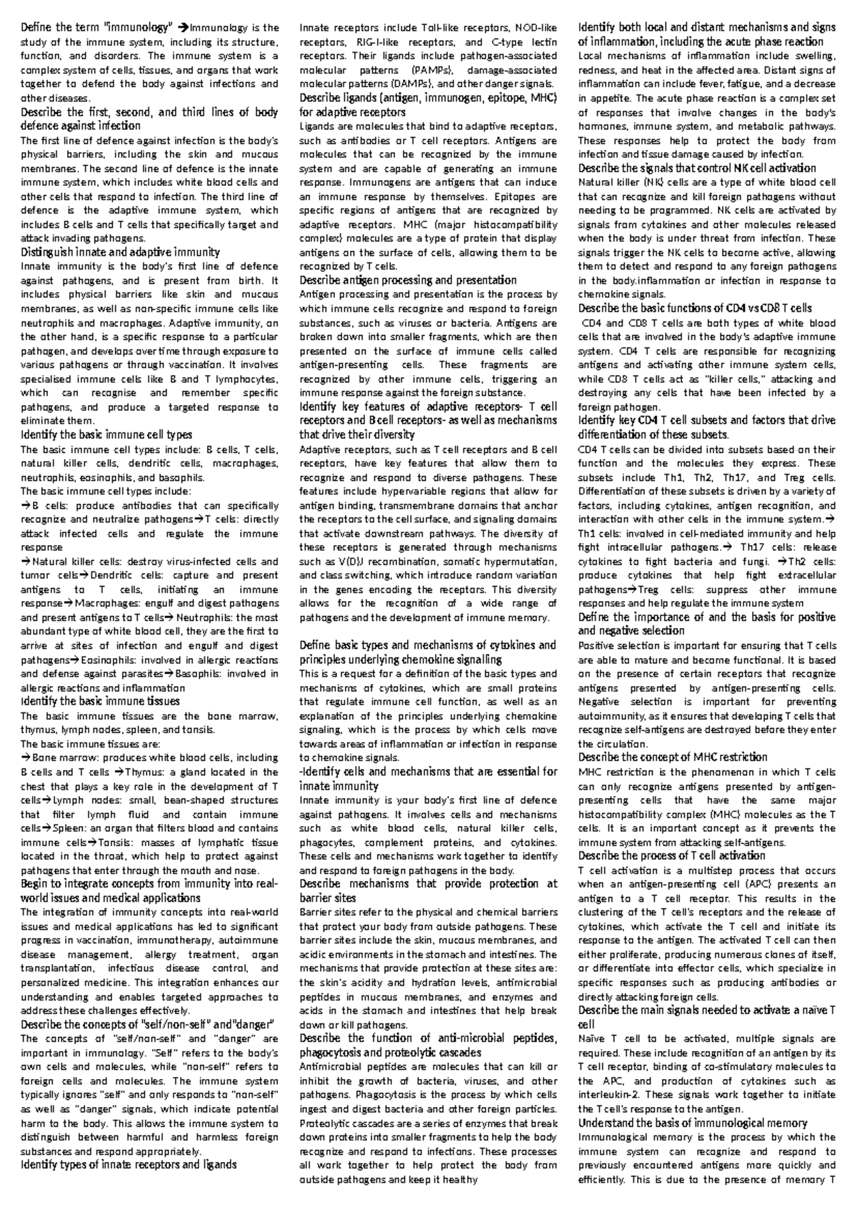 Clinical Immunology EOS: Understanding the Immune System and Its ...