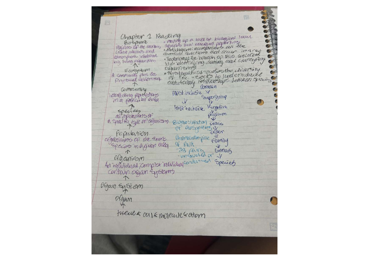 Final Exam Review Notes for ABC123: Exploring the Biosphere and Cell ...