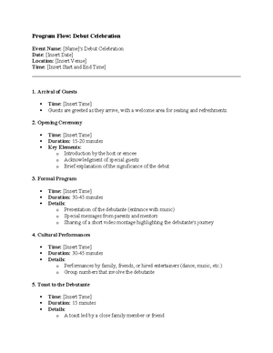 Program Flow teachers day - Program Flow: Teachers' Day Celebration ...