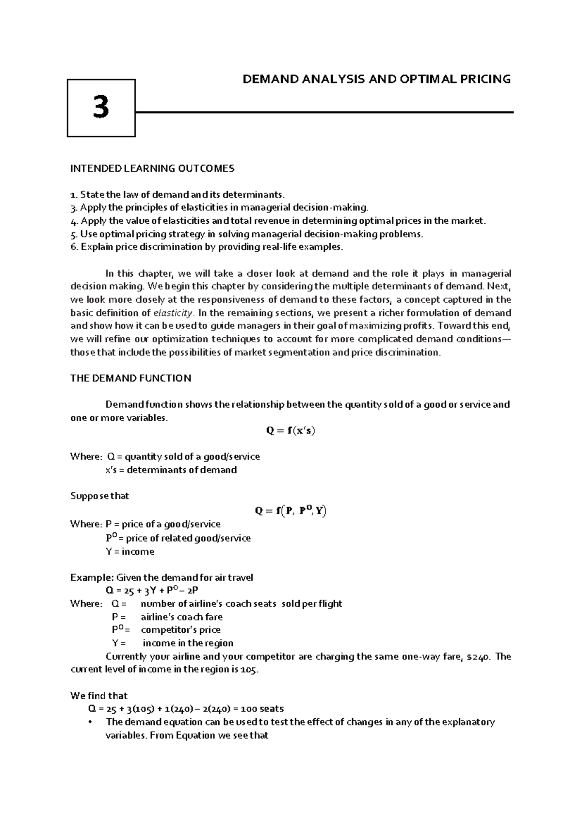 Demand Analysis and Optimal Pricing Strategies: Overview and Insights ...