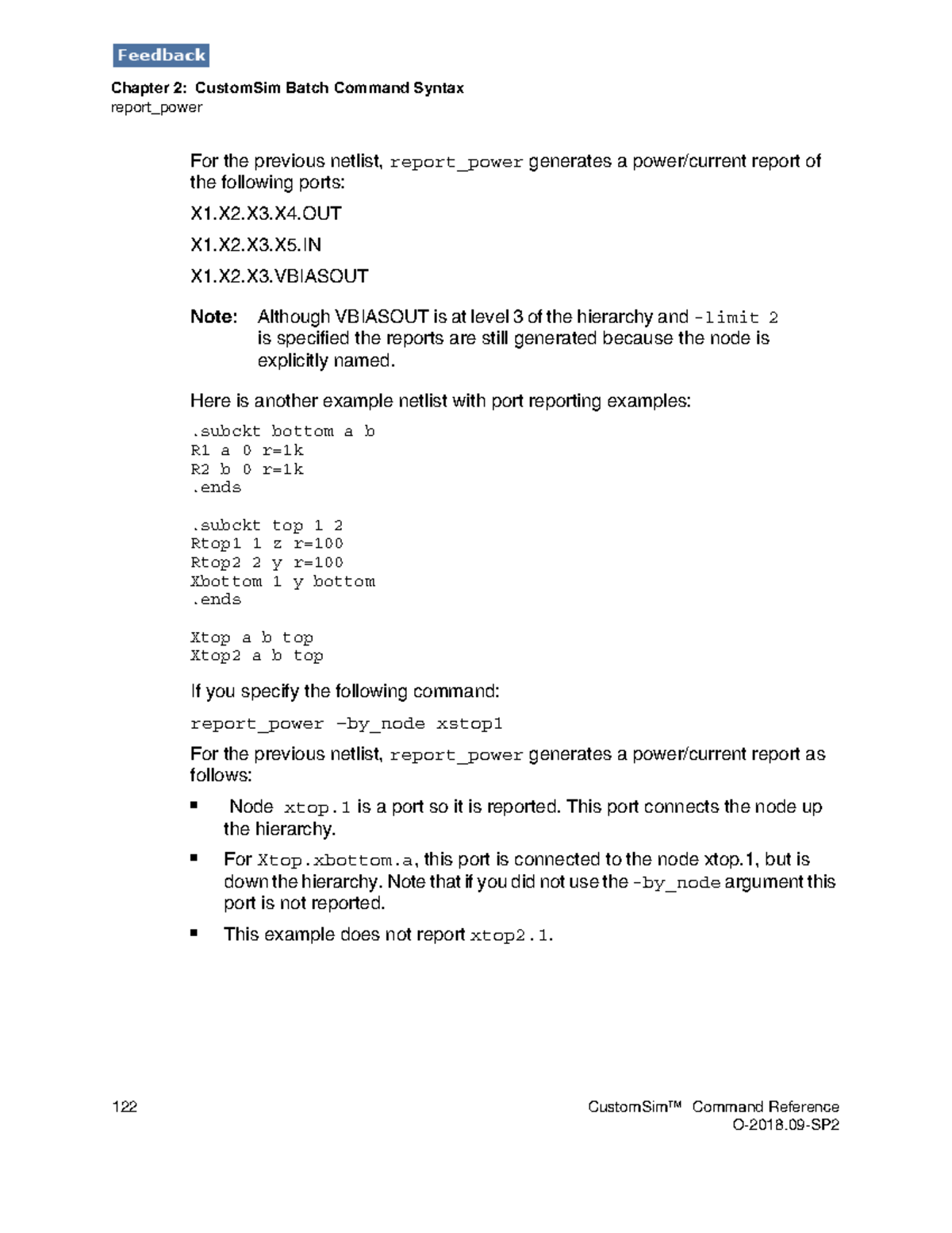 Chapter 2: CustomSim Batch Command Syntax - report_power Overview - Studocu