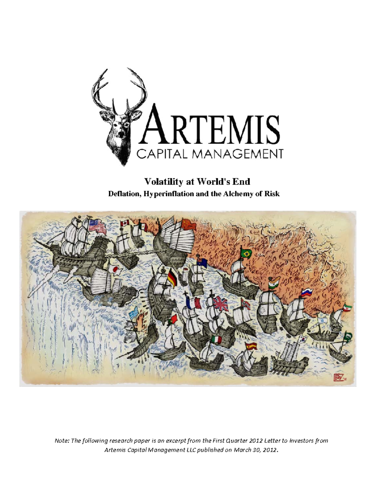 Artemis Capital Q1 2012: Navigating Volatility and Economic Risks - Studocu