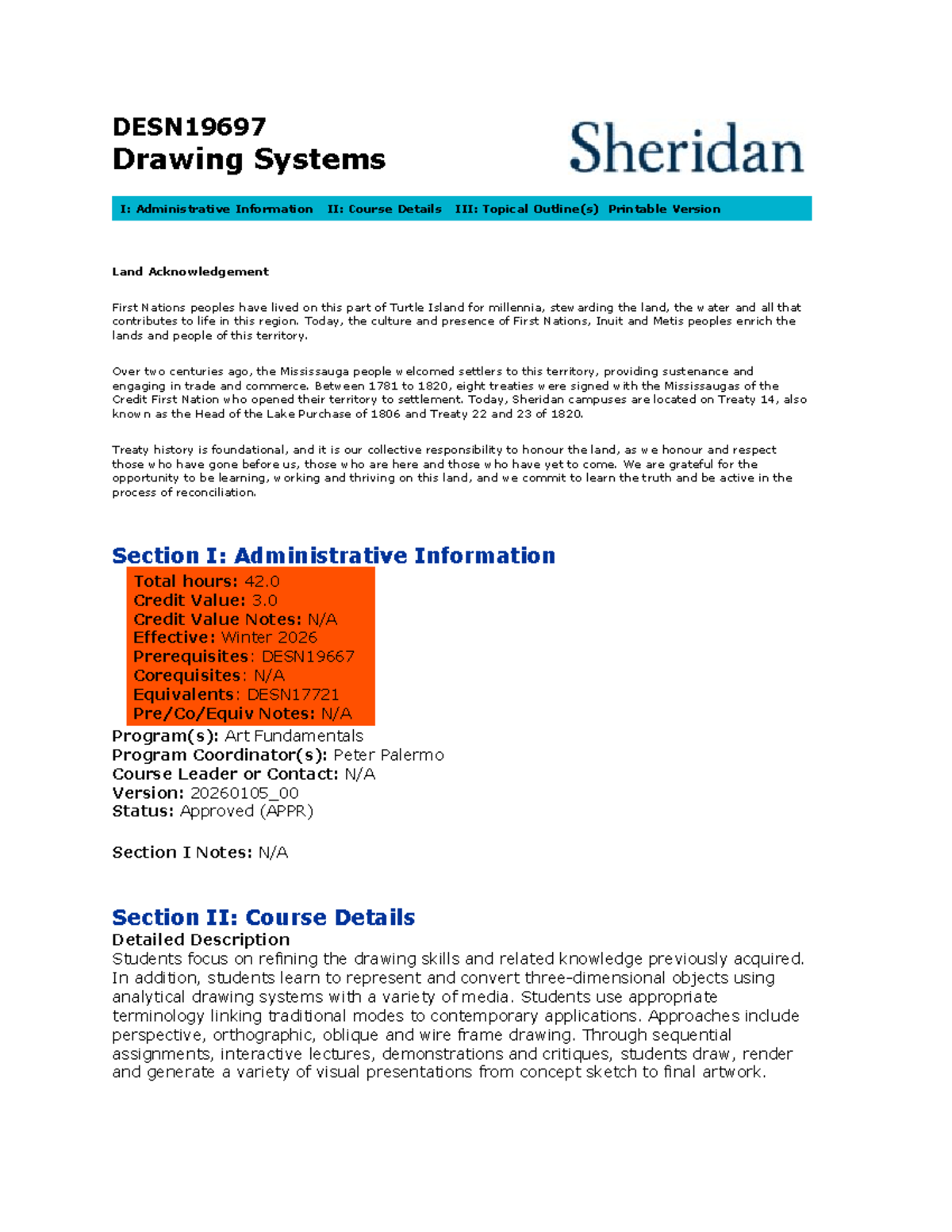 DESN19697 Drawing Systems I: Course Overview & Learning Outcomes - Studocu