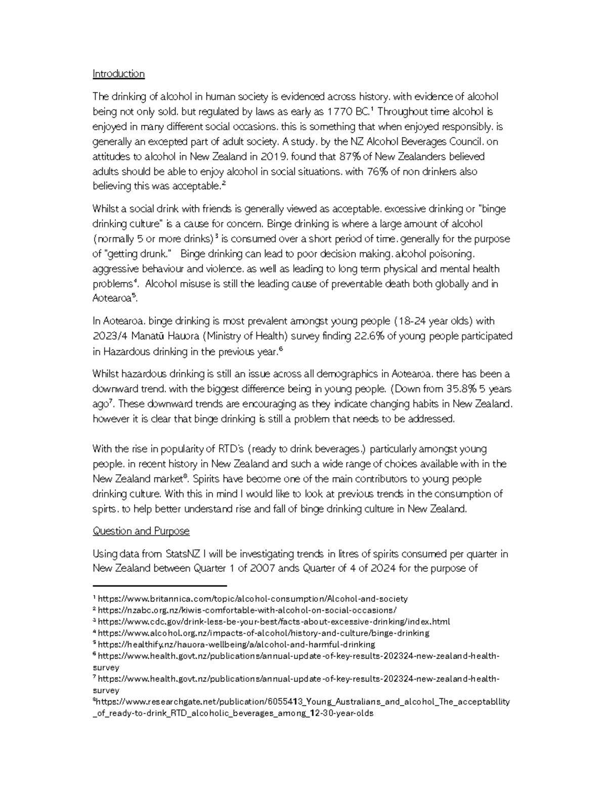 TS Alcohol E Example - Trends in Spirit Consumption in NZ (2007-2024 ...