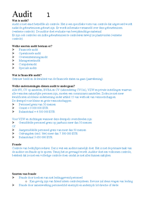 Samenvatting Budgetteren 3AFA1: Inleiding, Soorten en Financieel Plan ...