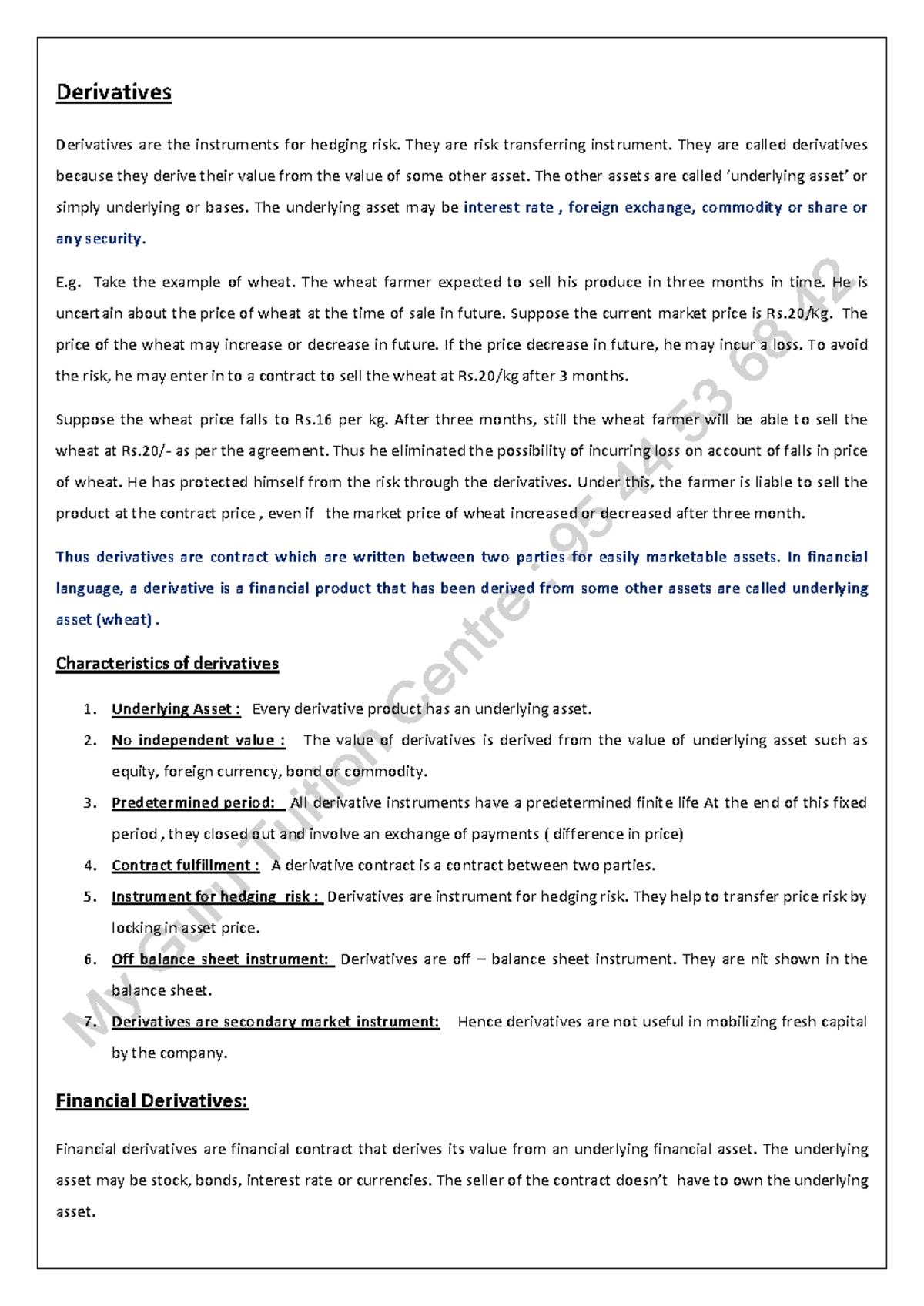 5. Derivatives: Understanding Financial Instruments for Risk Management ...