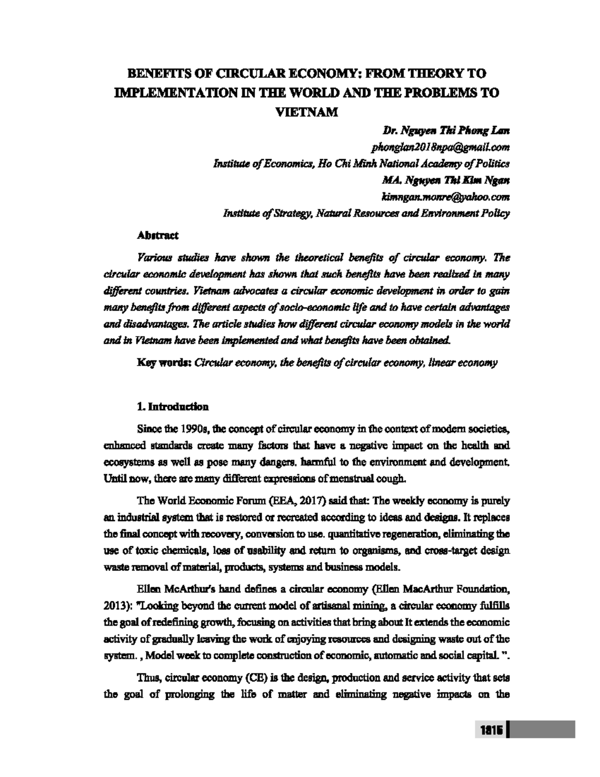 142.Benefits Of Circular Economy From Theory To Implementation In The ...