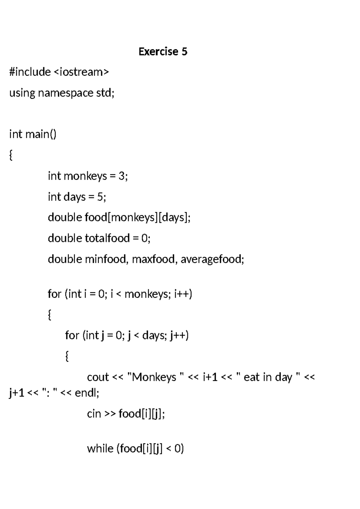 TTM24NS Exercise 5, 7 & 17 Code Solutions - Test - Studocu