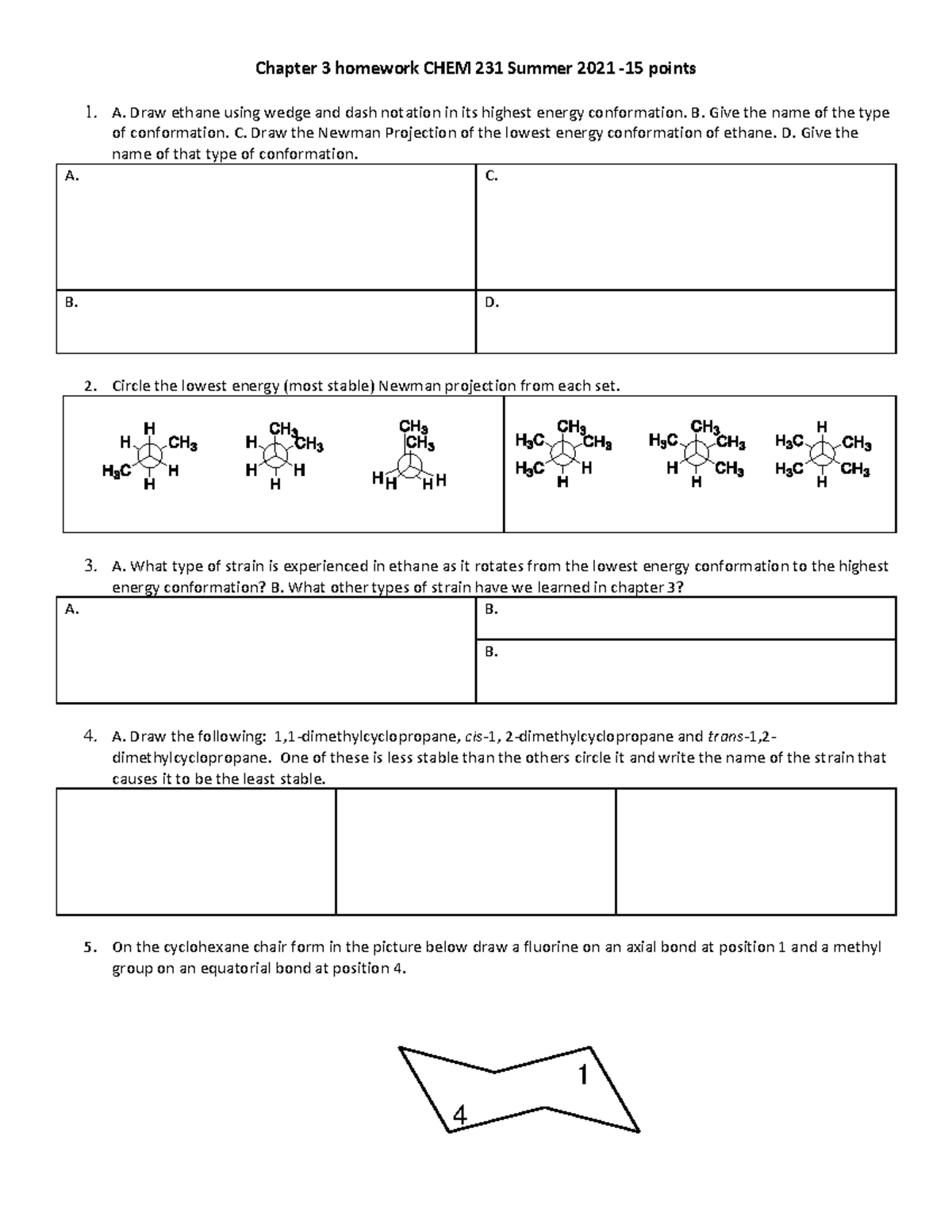 Chapter 3 additional problems from FRH RMK - Chapter 3 homework CHEM ...