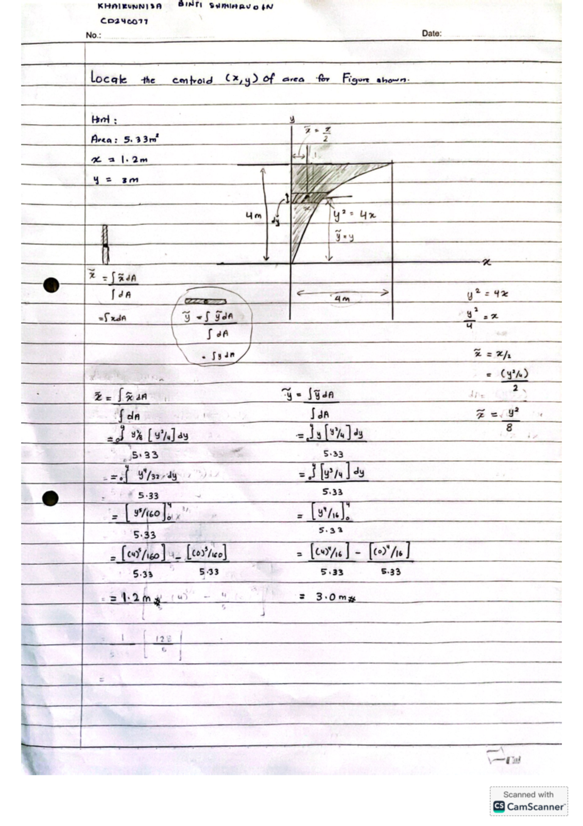 examples of statics - Mechanical Engineering - KHAIRUNNISA SHAHARVOIN ...