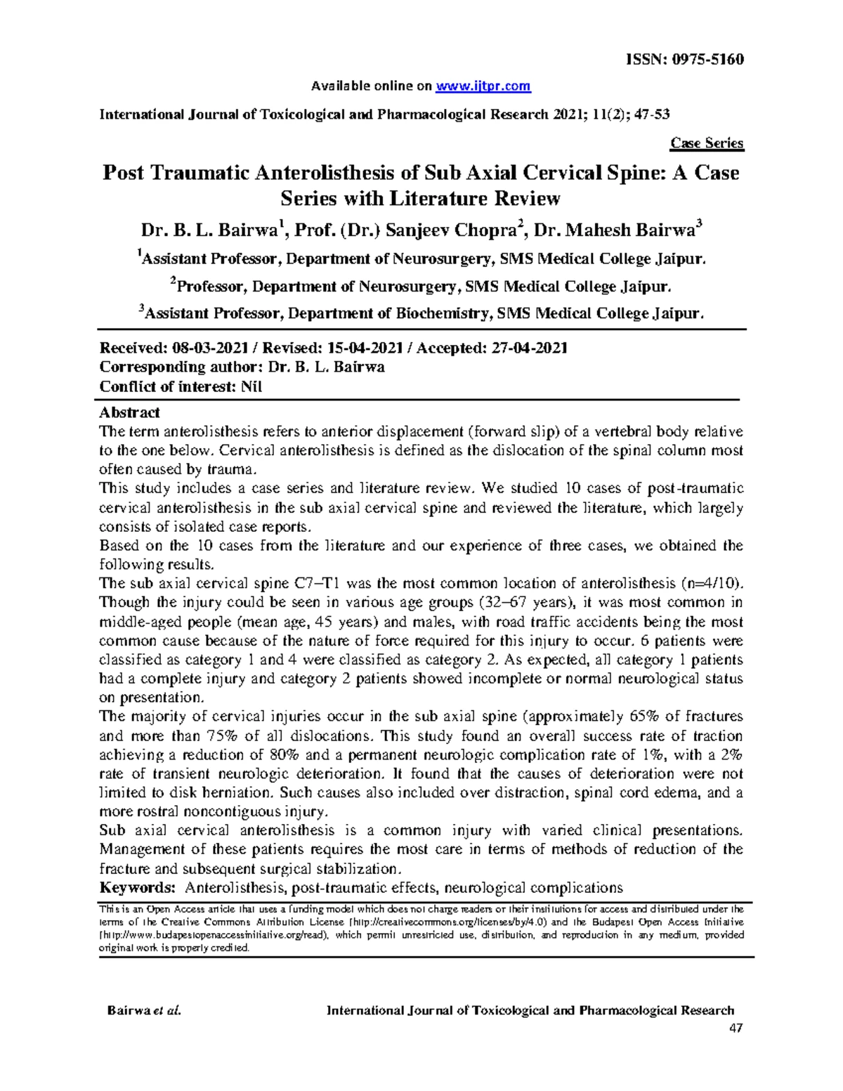 SCARE Guidelines Checklist for Case Reports: Key Components and ...