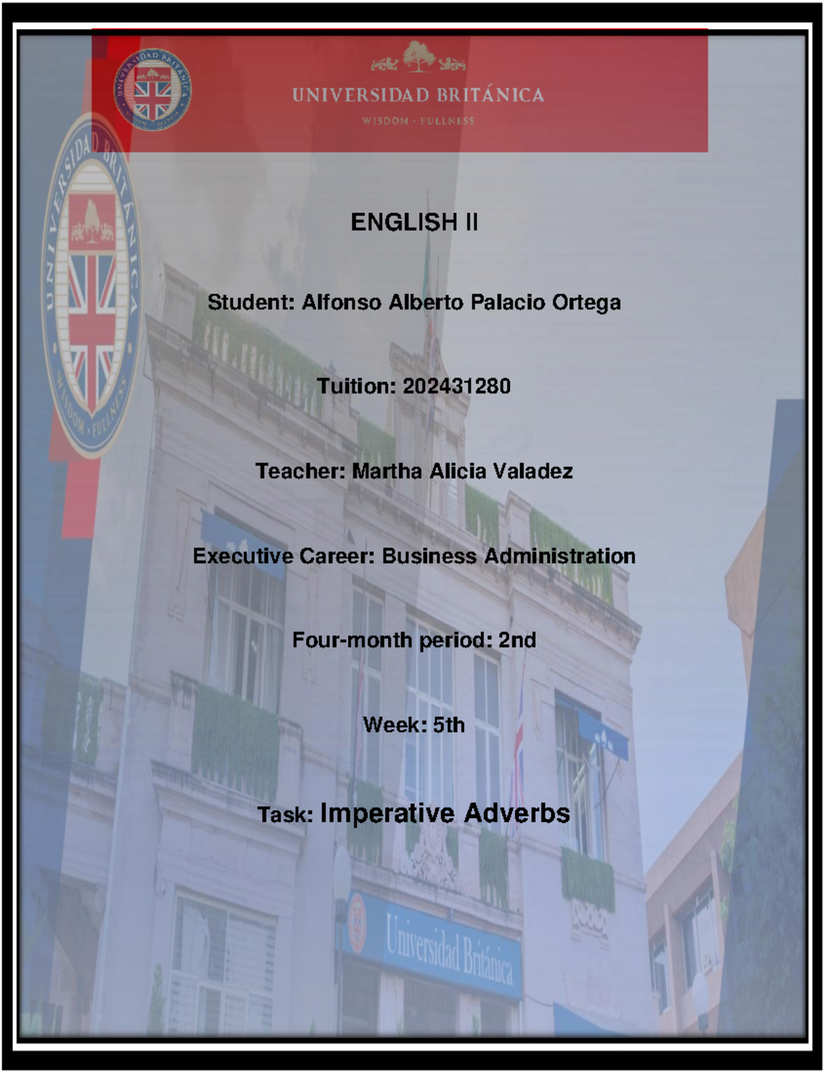 5.5 Imperative Adverbs Alfonso Alberto Palacio Ortega - ENGLISH II ...