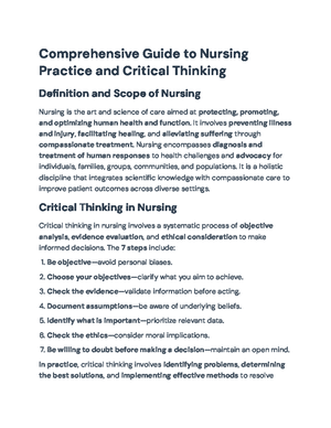 [Solved] CASE STUDY A nurse is caring for a client who has been ...