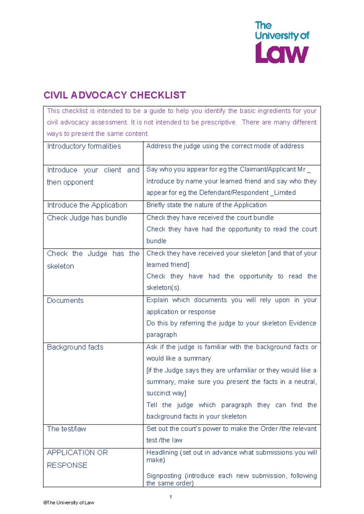 Case Study: Key Points from Turnbull Guidelines and Disclosure Tests ...