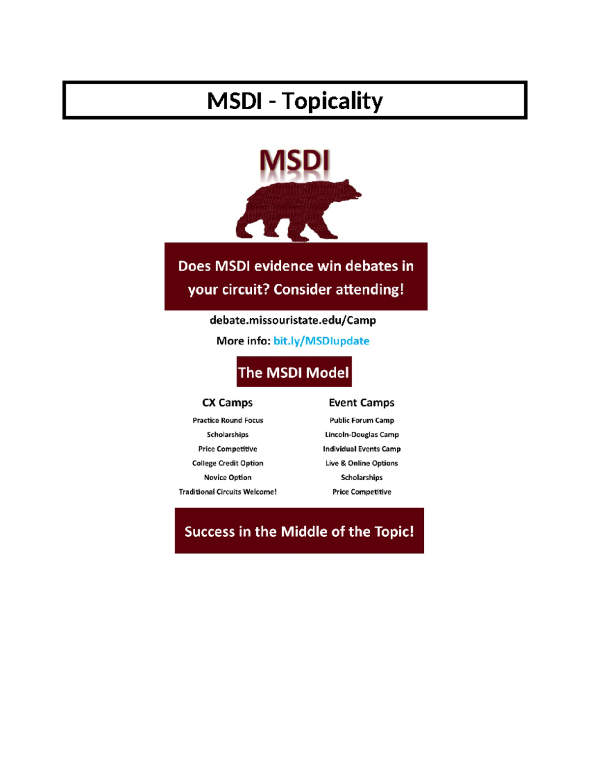 T - MSDI 2024 - t arguments - MSDI - Topicality Strengthen ≠ Expanding ...