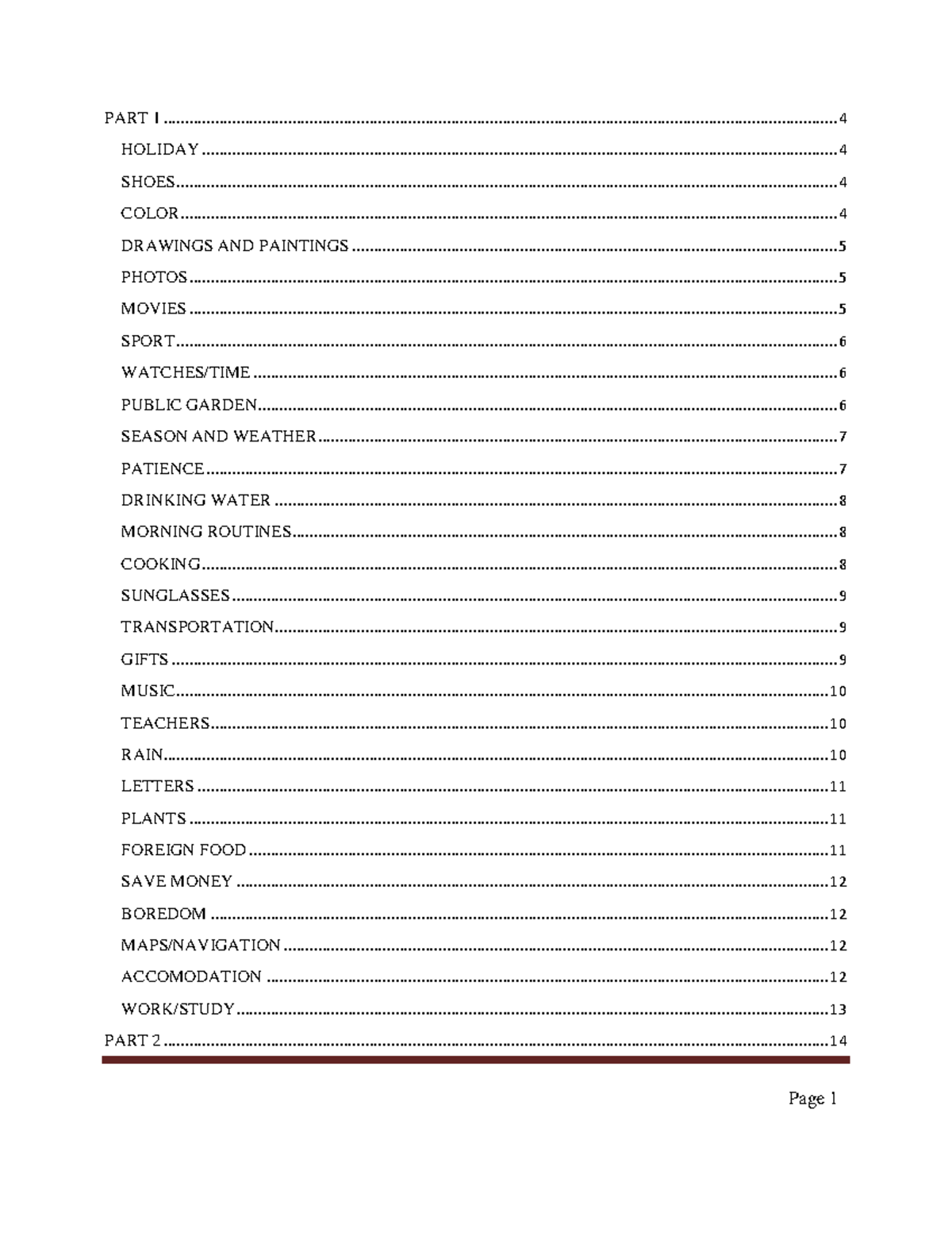 IELTS Speaking Questions: Part 1 & 2 Guide - Studocu