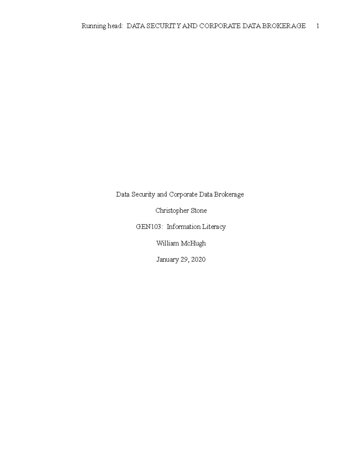 GEN 103 Week 1 Discussion 1 10 28 - GEN103 Week 1 Environmental Science ...