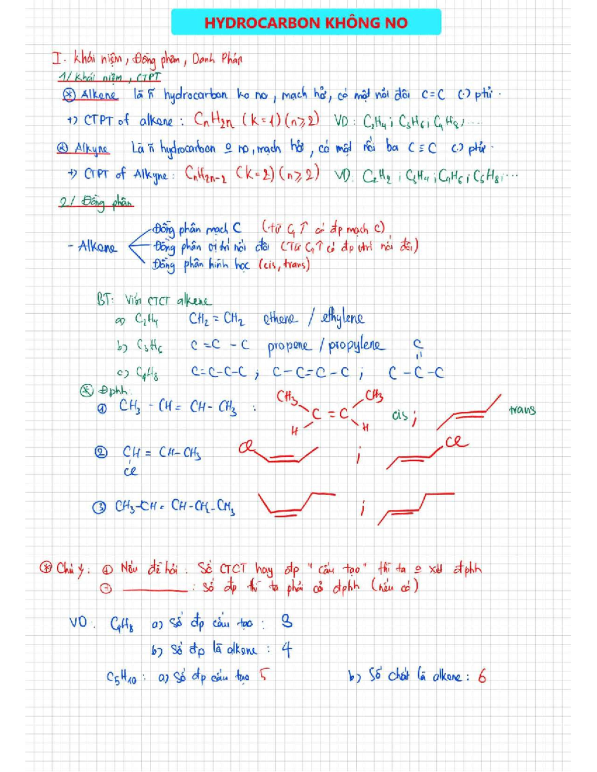 Alkane and Alkene Properties - Chemistry 101 Final Exam Notes - Studocu