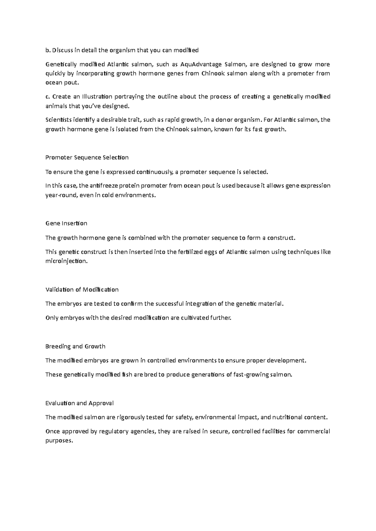 summamry of book - b. Discuss in detail the organism that you can ...