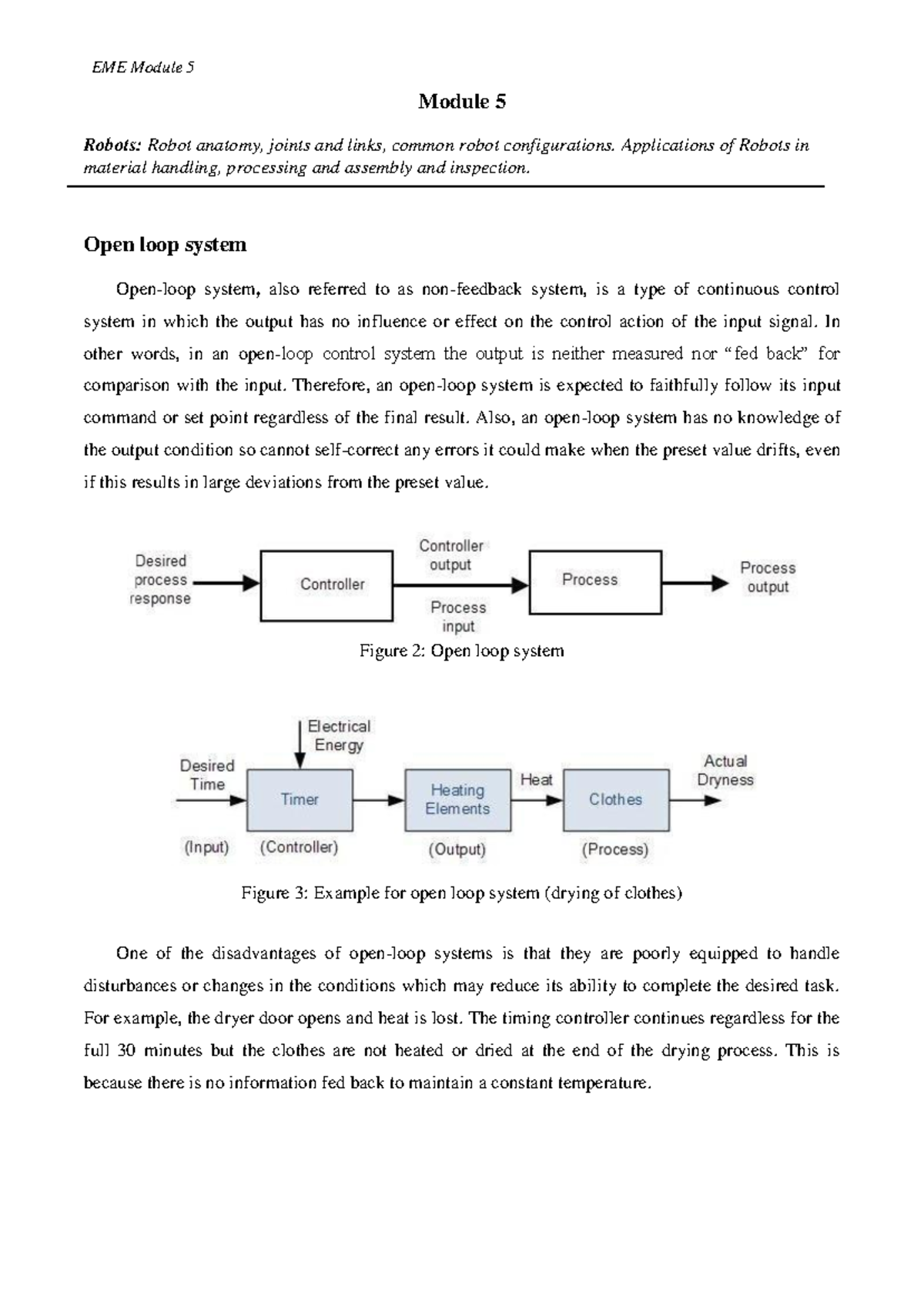 EME Module 5: Robots, Control Systems, and Applications in Automation ...