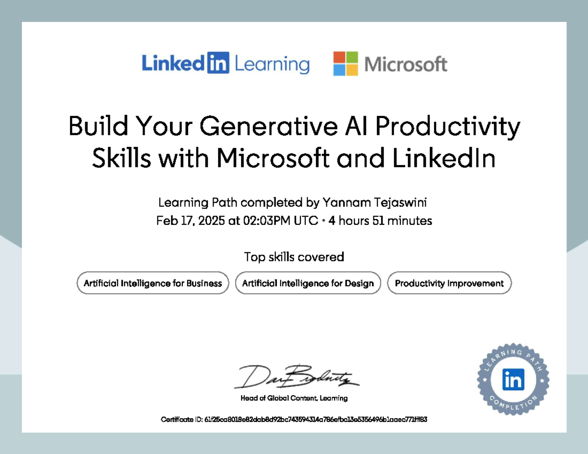 LinkedIn Learning Path: Boost Your AI Productivity Skills - Studocu