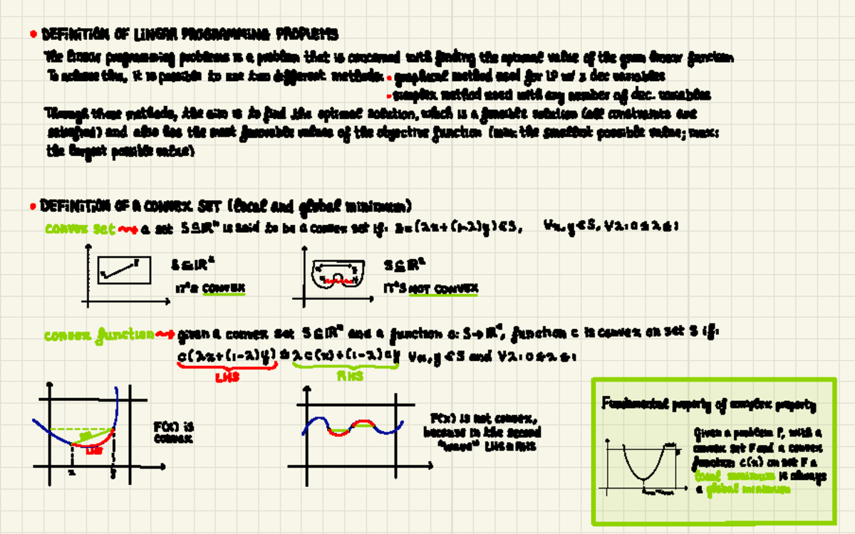 LP Concepts & Graph Theory: Key Definitions & Methods - Studocu