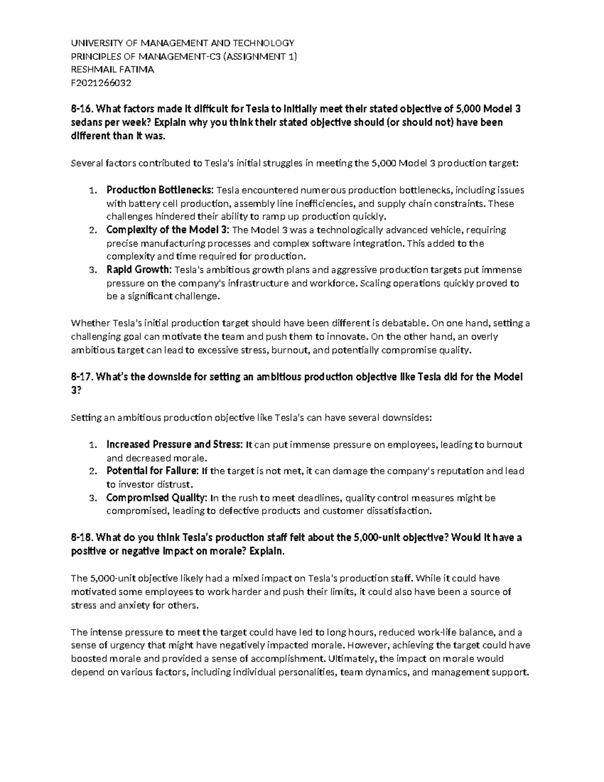 Summary - FINAL YEAR PROJECT REPORT Car Parking System Project Advisor ...