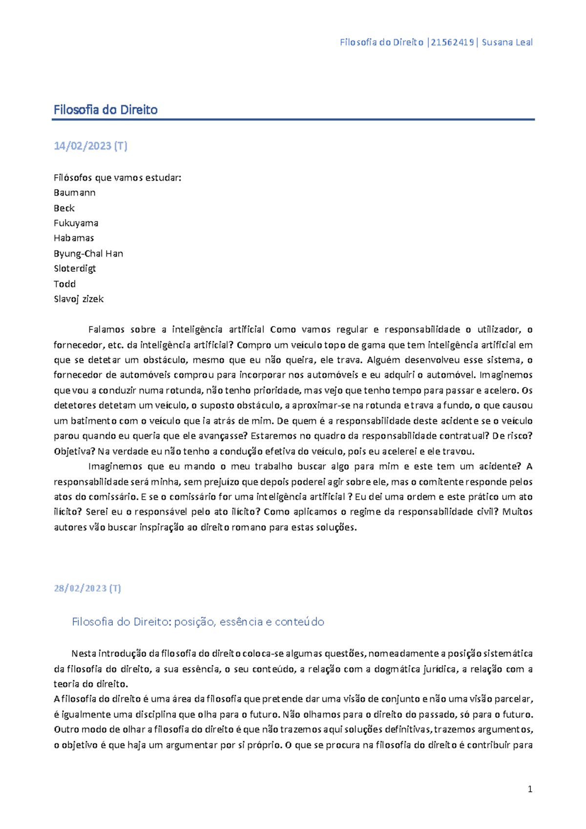 Filosofia do Direito: Temas e Questões Contemporâneas - 2023 - Document Preview