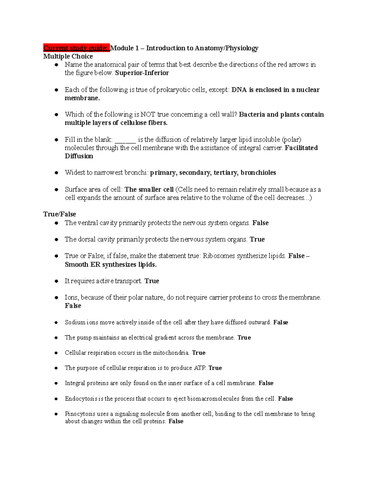 BIOD 151 Final Exam Study Guide: Key Concepts and Review Questions ...