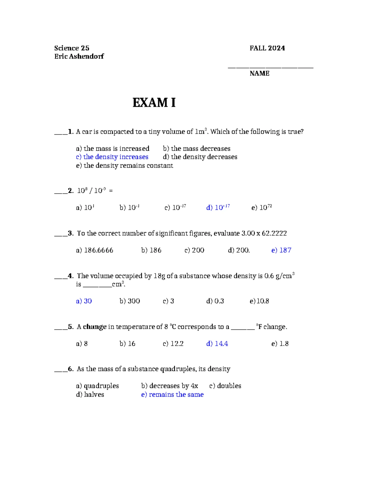 Sci 25 - Exam II 06: Comprehensive Review for Fall 2024 - Studocu