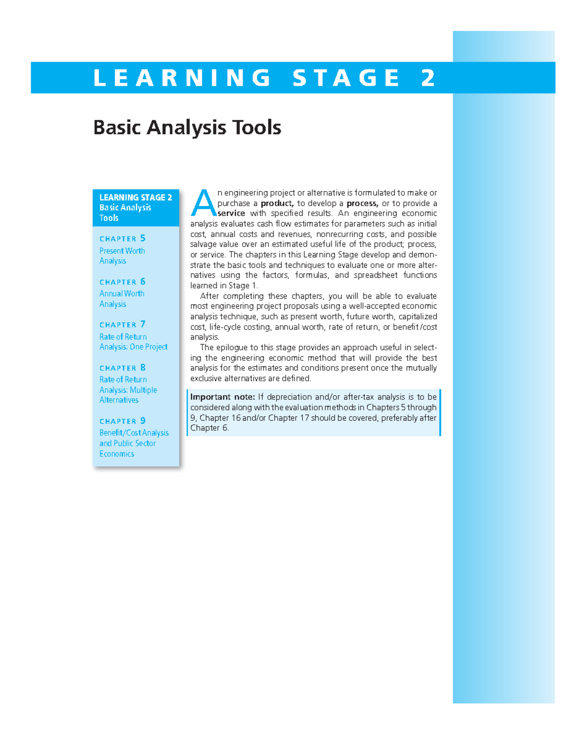 Chap 5 Engineering Economy 2012 - L E A R N I N G S T A G E 2 Basic ...
