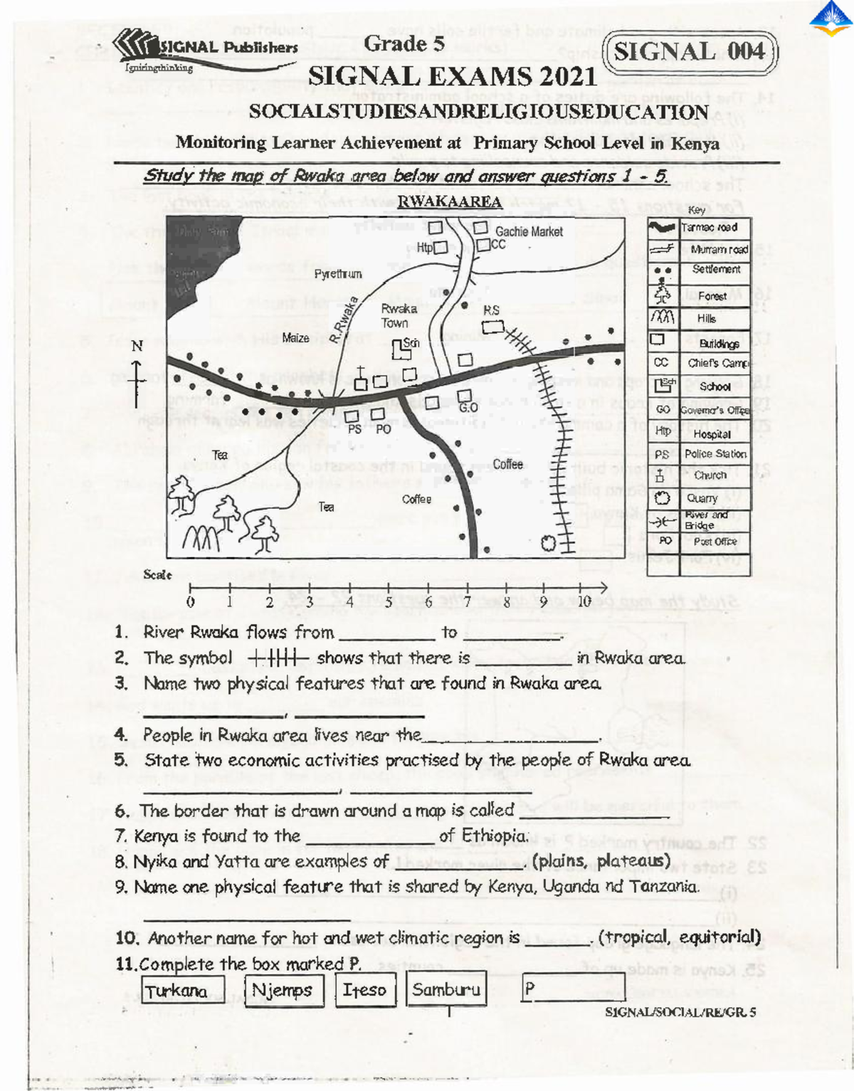 Grade 5 Social Studies & Islamic Education Exam 2021 Signal - Studocu