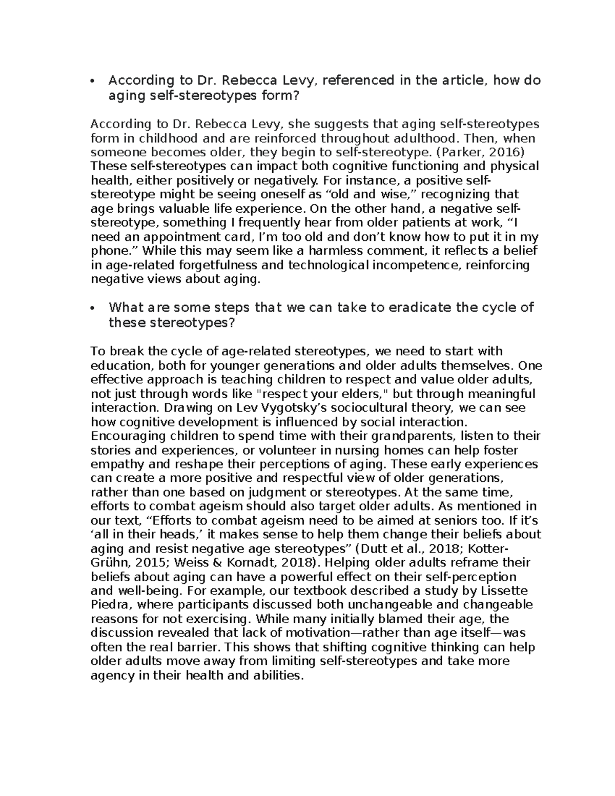 8-1 Careers: Addressing Aging Stereotypes and Gerontology Opportunities ...