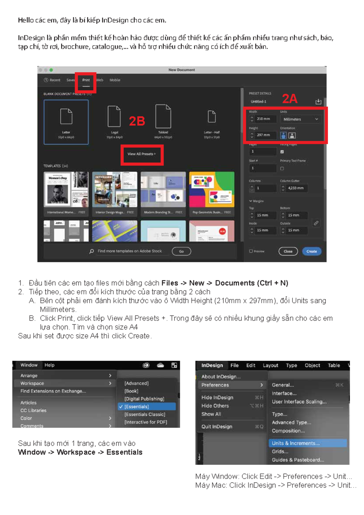 Bí Kíp Sử Dụng InDesign: Hướng Dẫn Thiết Kế Ấn Phẩm (ID-101) - Studocu