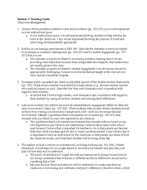Module 6 Reading Guide - Module 6 Reading Guide Cognitive Development ...