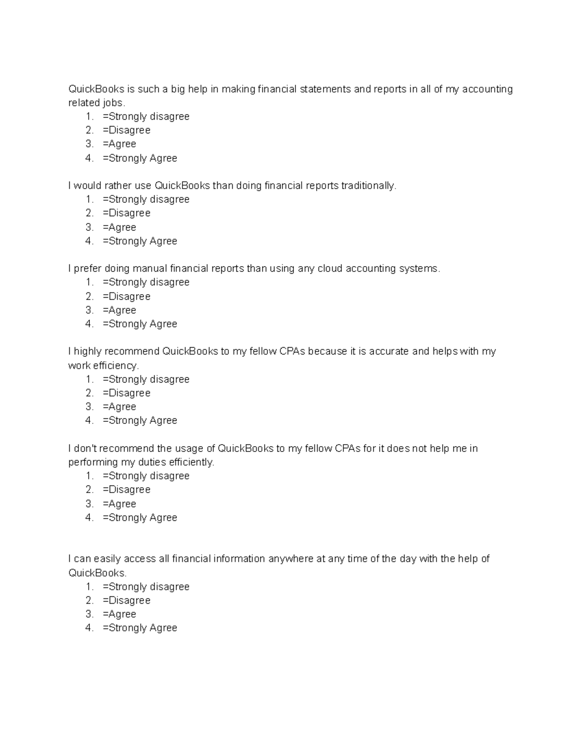 Questions - just aresarch wuet - QuickBooks is such a big help in ...