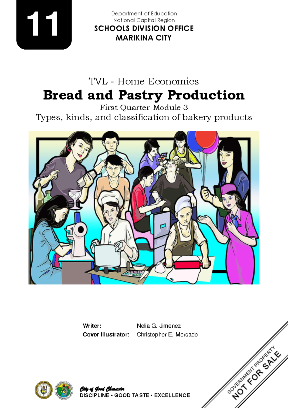 TVL Home Economics: Bread and Pastry Production Module 3 (Grade 11 ...