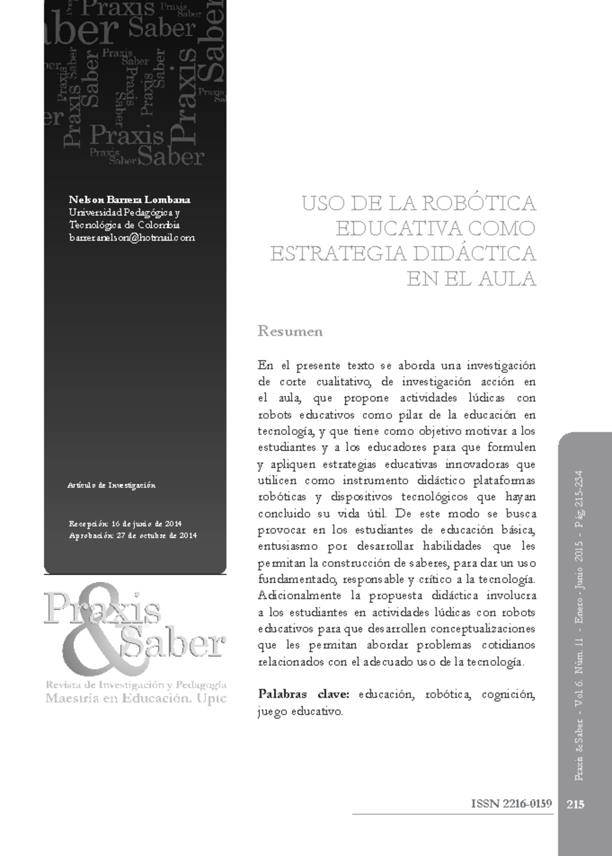 Uso de Robótica Educativa como Estrategia Didáctica en el Aula - Studocu
