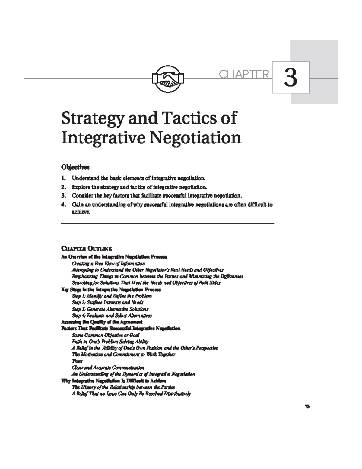 Integrative Negotiation Strategies - Course Code: 2345678 - Studocu