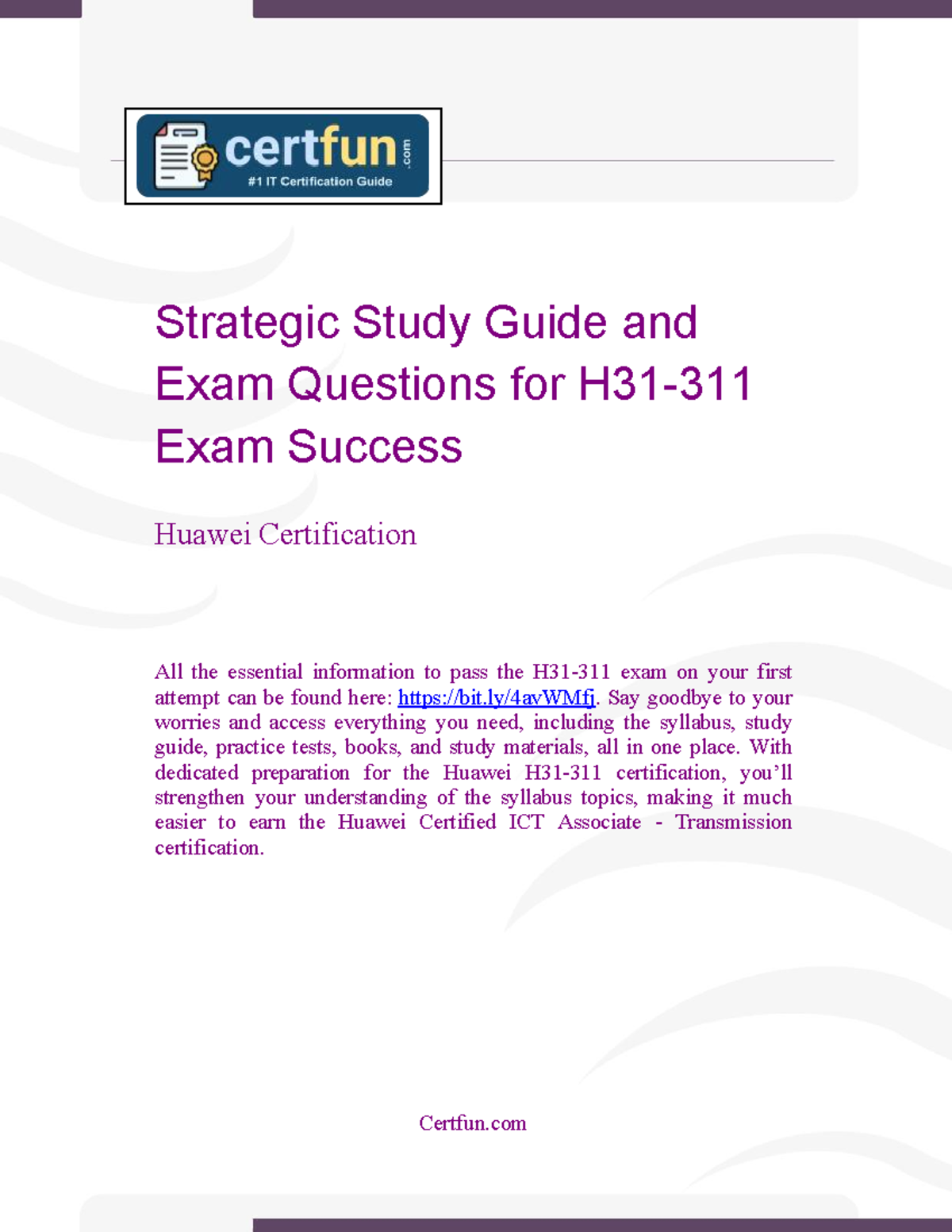 Strategic Study Guide and Exam Questions for H31-311 Exam Success ...