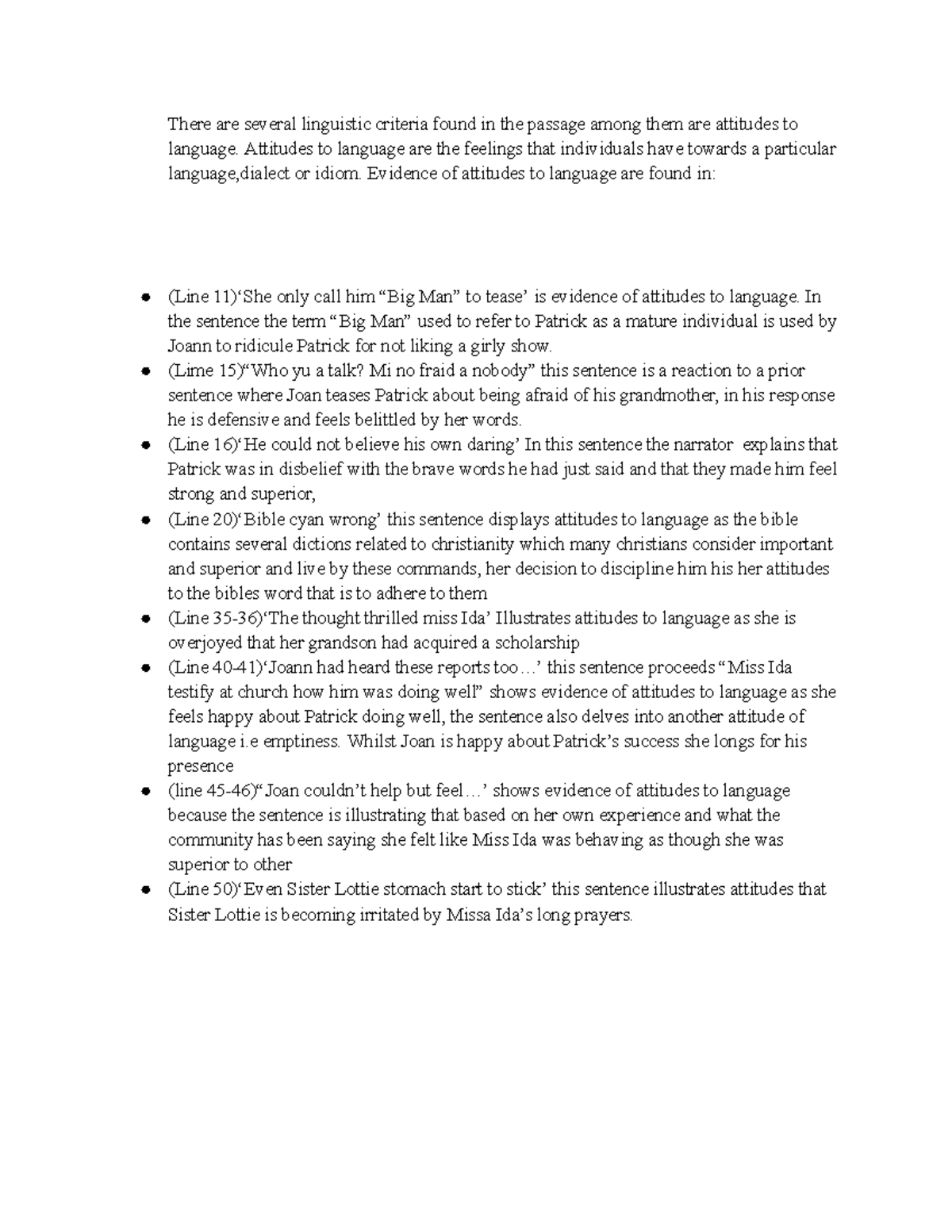 Attitudes to Language Analysis (1) 061117 - Studocu