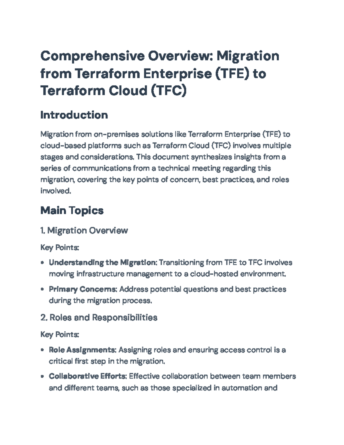 Migration Best Practices: TFE to TFC Overview and Insights ...