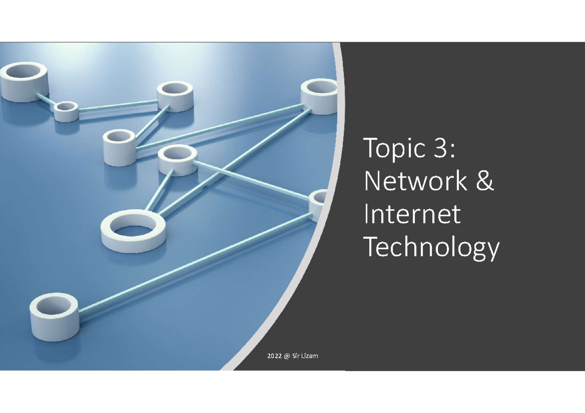 Networking Overview - Topic 3 Notes and Key Learnings - Studocu