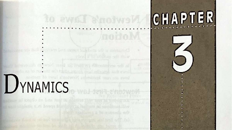 Chapter 3 - Dynamics: Laws of Motion & Momentum (Physics 9702) - Studocu