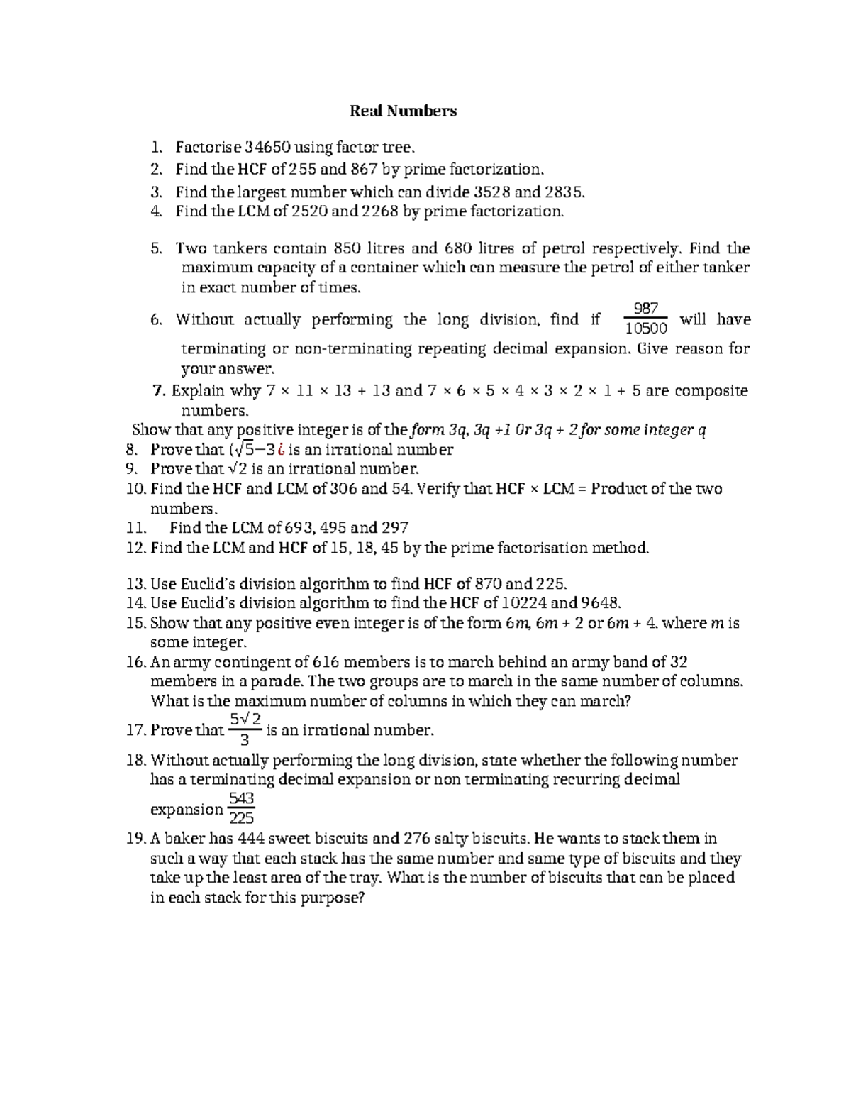 TERM 1-X - Real Numbers, Polynomials, and Linear Equations Study Guide ...