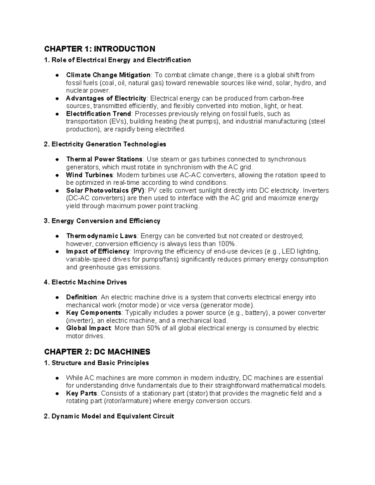 CHAPTER 1: INTRODUCTION TO ELECTRICAL ENERGY AND ELECTRIFICATION - Studocu