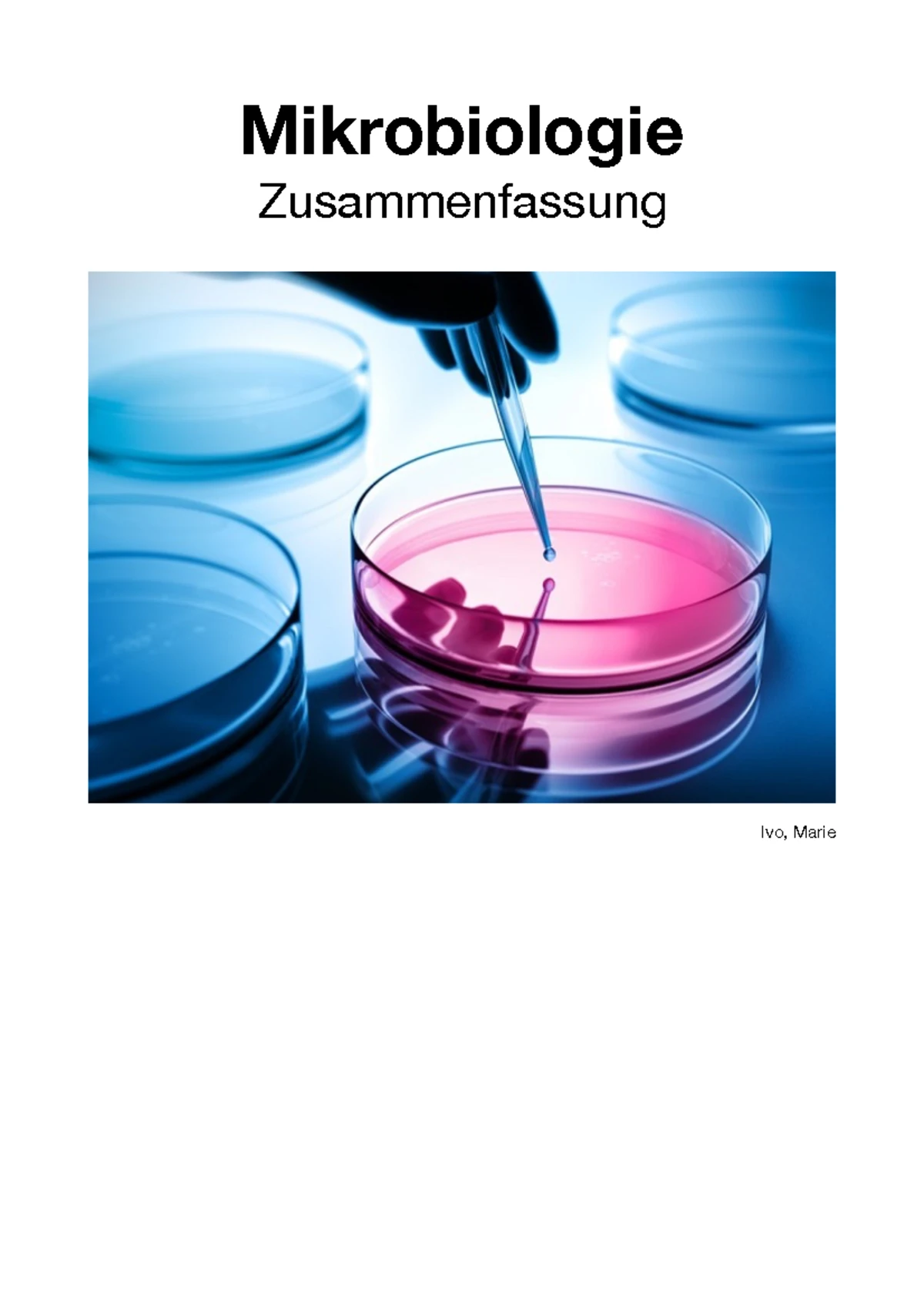 Microbiology Final Exam Summary T7a: Key Concepts and Notes - Studocu