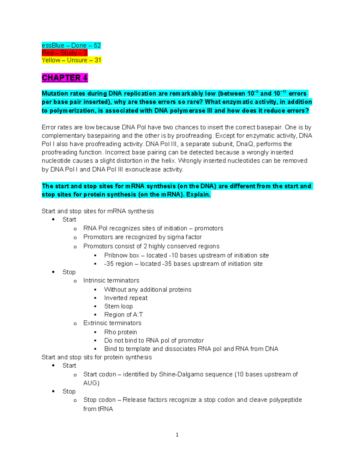 Final Exam Study Guide for Genetics (BIOL 101) - 16 Nov 2017 - Studocu